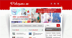 Desktop Screenshot of pidupaev.ee